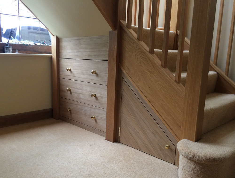 Oak Fronted Under Stairs Storage